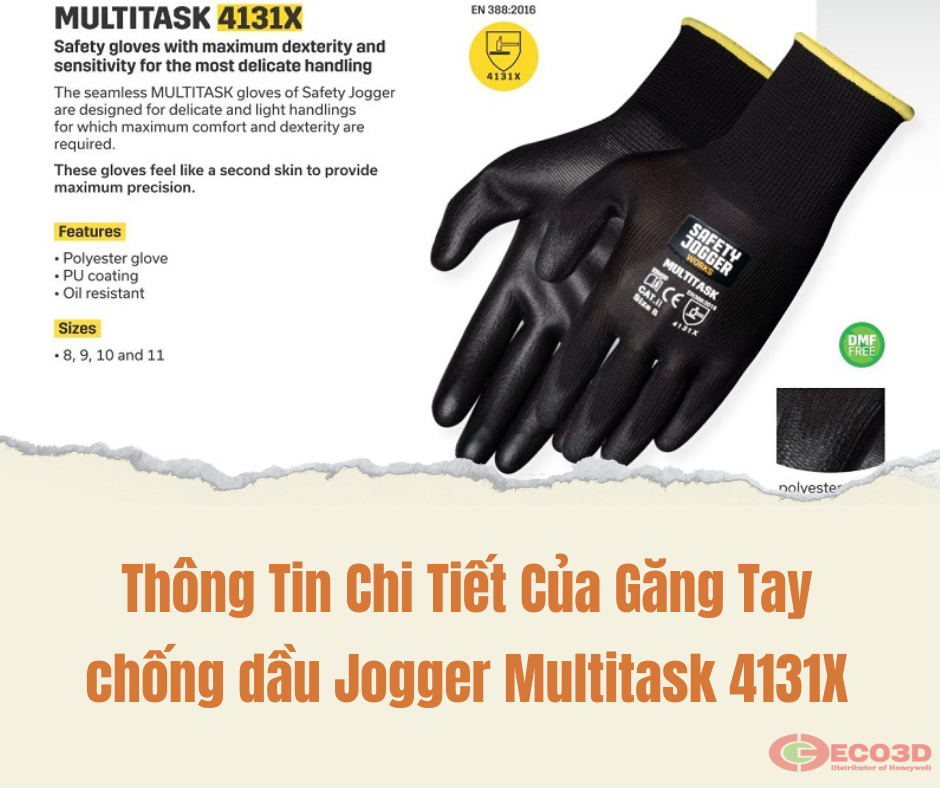 Thông tin chi tiết của găng tay chống dầu jogger multitask 4131x